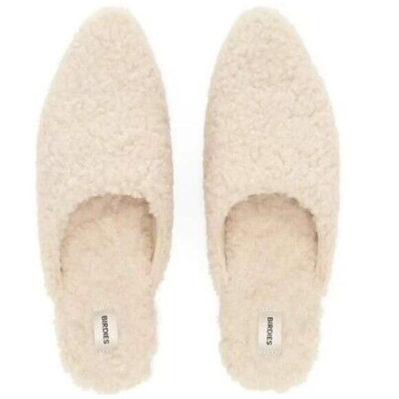 Birdies Sherpa Shearling Pointed Tole Mules - Picture 2 of 6